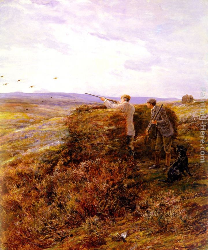Heywood Hardy The Grouse Shoot